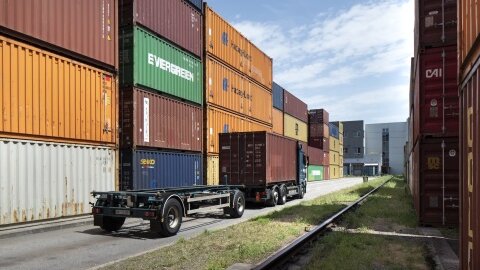 Containerstapel Containerstapel